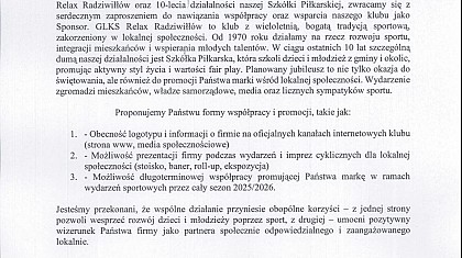 ⚽ 55 LAT KLUBU RELAX RADZIWIŁŁÓW & 10 LAT SZKÓŁKI PIŁKARSKIEJ ⚽